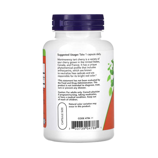 Tart Cherry (Concentrat Cireșe Amare) 500 mg, Now Foods, 90 capsule