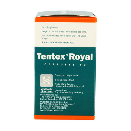 Tentex Royal (Echilibru Hormonal Barbati), Himalaya, 60 capsule
