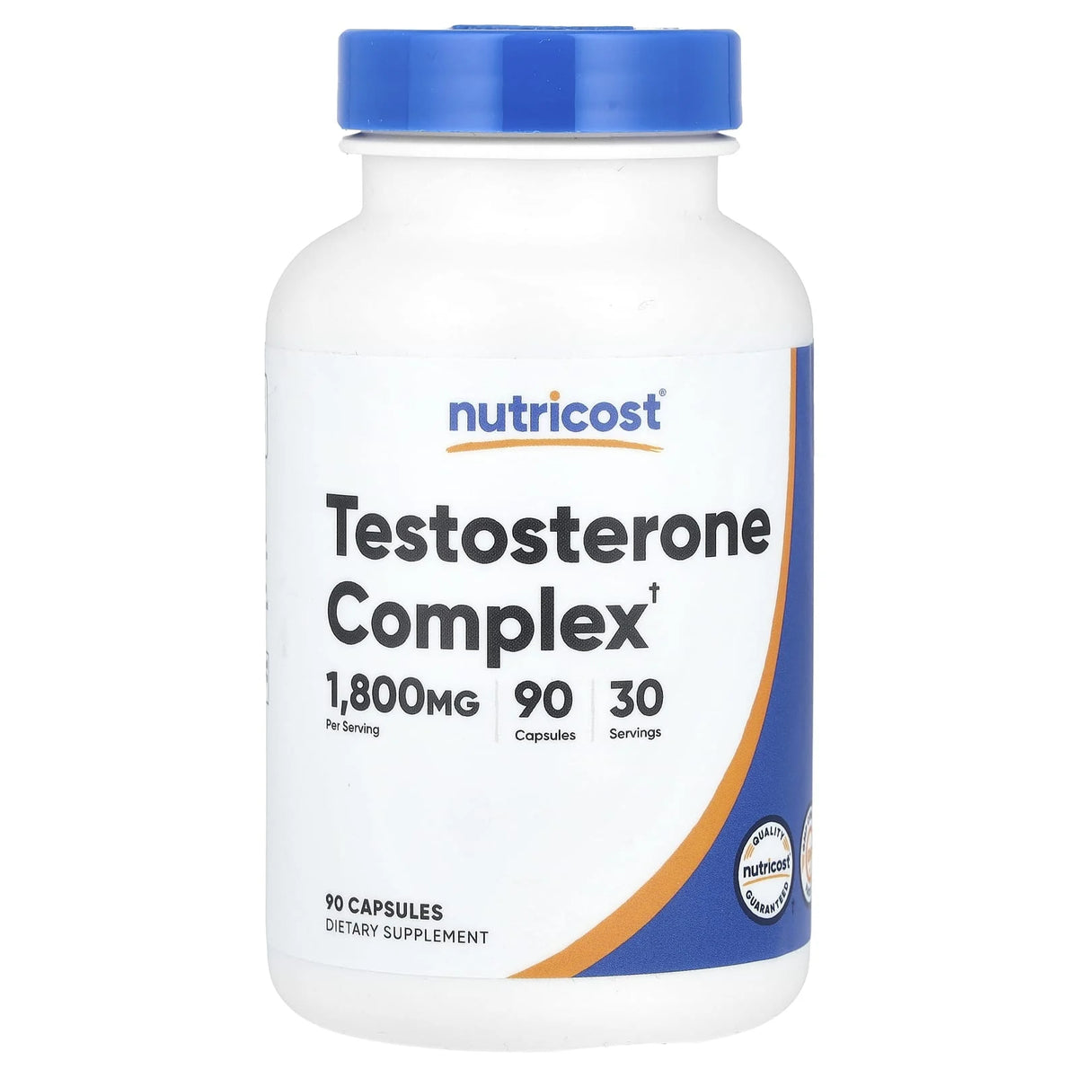 Testosterone Complex, 1,800 mg, Nutricost, 90 capsule