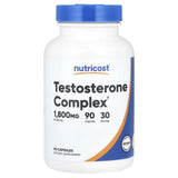 Testosterone Complex, 1,800 mg, Nutricost, 90 capsule