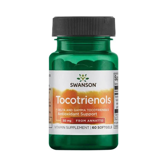 Tocotrienols from Annatto, 50 mg, Swanson, 60 softgels SWU526