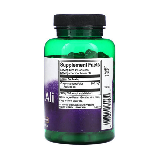 Tongkat Ali (TestoJack), 400 mg, Swanson, 120 capsule SWP013
