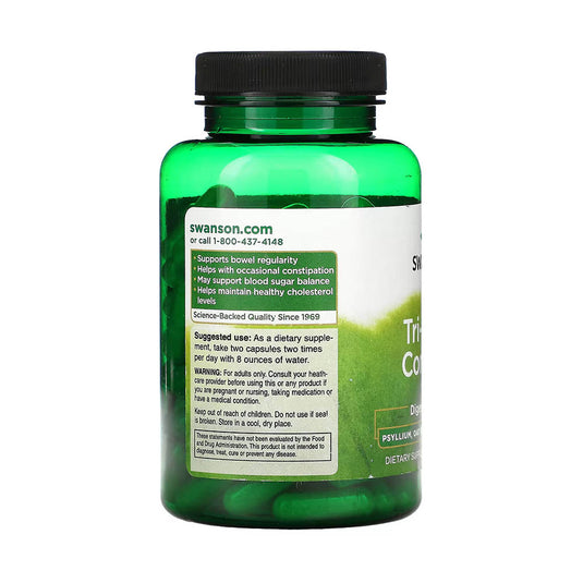 Tri-Fiber Complex (Sistemul Digestiv), Swanson, 100 capsule SW993