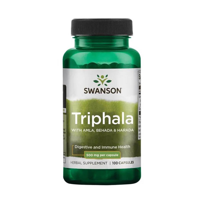 Triphala with Amla, Behada & Harada, 500 mg, Swanson, 100 capsule SW1039