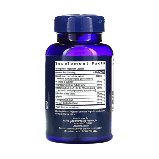 Triple Action Cruciferous Vegetable Extract, Life Extension, 60 capsule