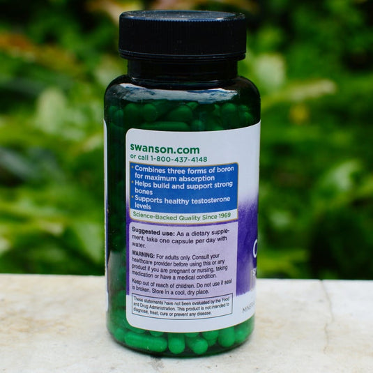 Triple Boron Complex, 3 mg, Swanson, 250 capsule SW599