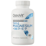 Triple Magnesium + Vitamin B6 (P-5-P), OstroVit, 90 capsule