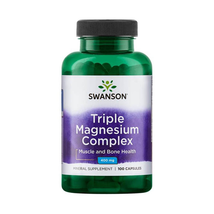 Triple Magnesium Complex, 400mg, Swanson, 100 capsule SW808