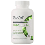 Triple Zinc (Gluconat, Picolinat și Citrat), 15 mg, OstroVit, 90 capsule