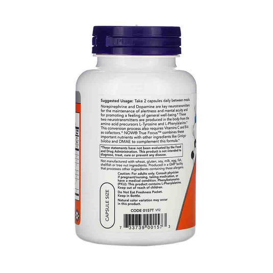 True Focus (Concentrare), Now Foods, 90 capsule