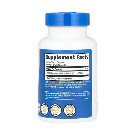 TUDCA (Acid Tauroursodeoxicolic), 250 mg, Nutricost, 30 capsule