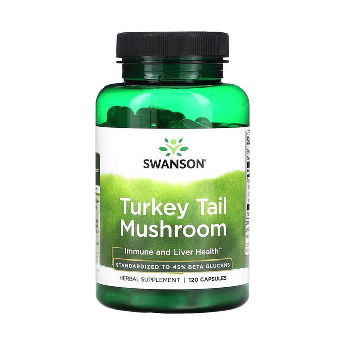 Turkey Tail Mushroom Extract (Coada de curcan), Swanson, 120 capsule SWH150