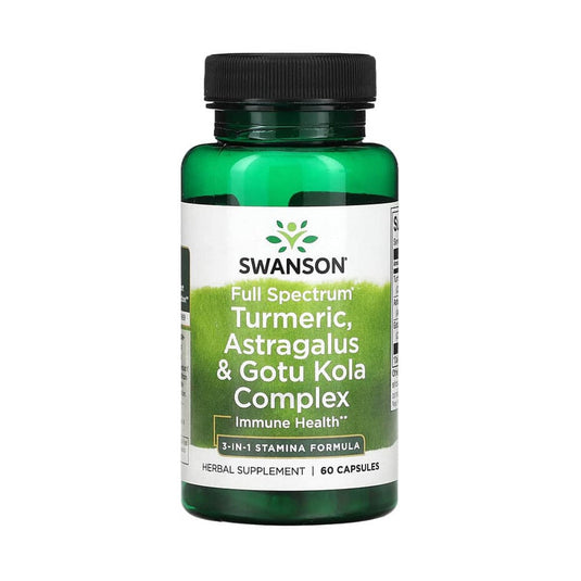 Turmeric, Astragalus & Gotu Kola, Swanson, 60 capsule SW1570