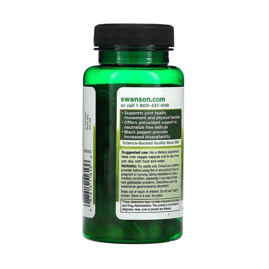 Turmeric & Black Pepper, Swanson, 60 capsule SW1613