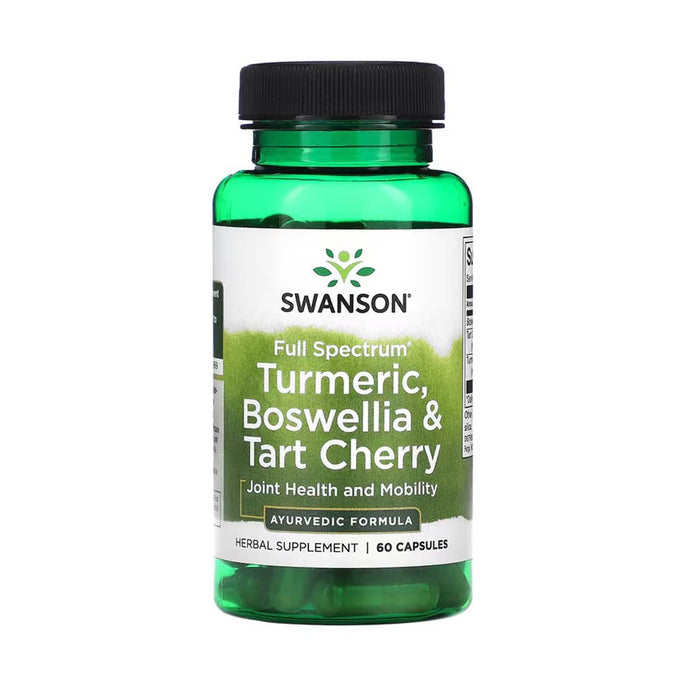Turmeric, Boswellia & Tart Cherry, Swanson, 60 capsule SW1592