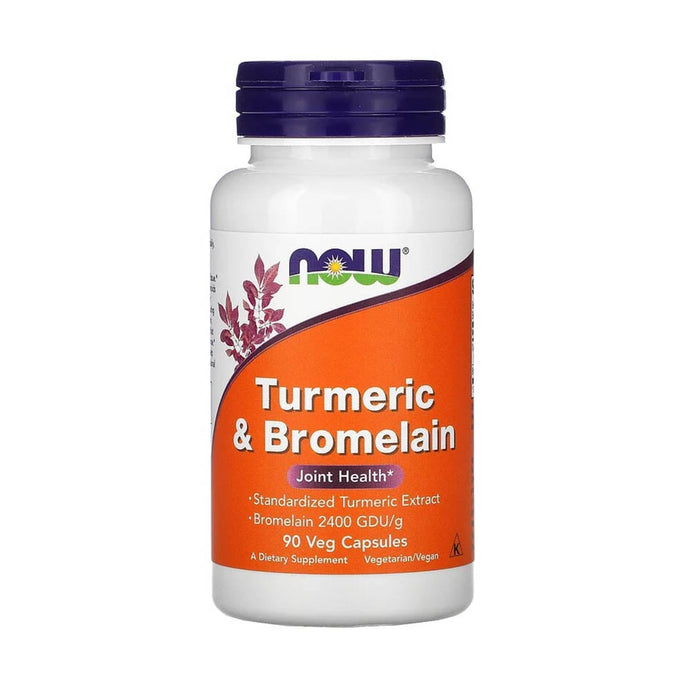 Turmeric & Bromelain,(Standardized Extract) Now Foods, 90 capsule