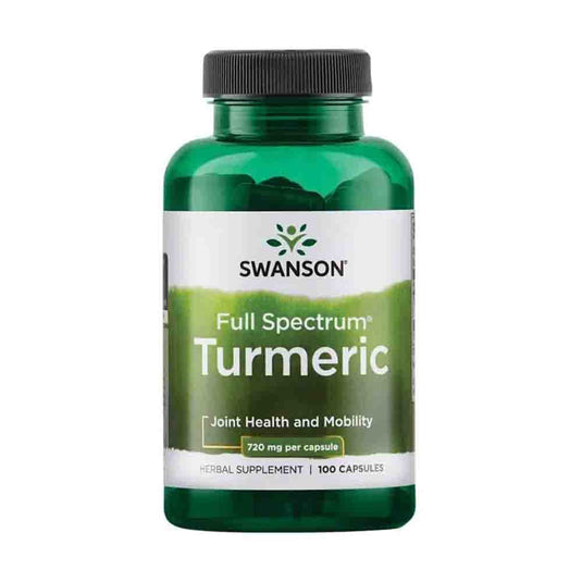 Turmeric (Curcuma Longa), 720mg, Swanson, 100 capsule SW940
