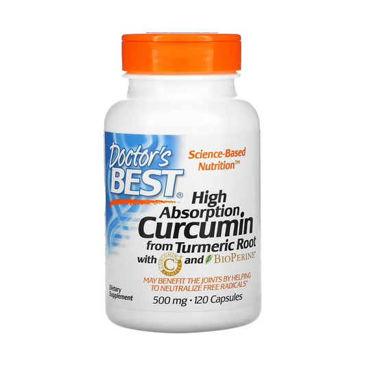 Curcumin 95, Turmeric Extract & Black Pepper, 500 mg, Doctor's Best, 120 capsule