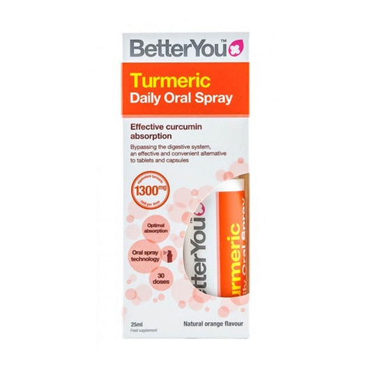 Turmeric Oral Spray (Curcumin), BetterYou, 25 ml