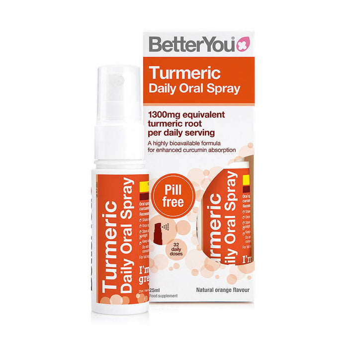 Turmeric Oral Spray (Curcumin), BetterYou, 25 ml