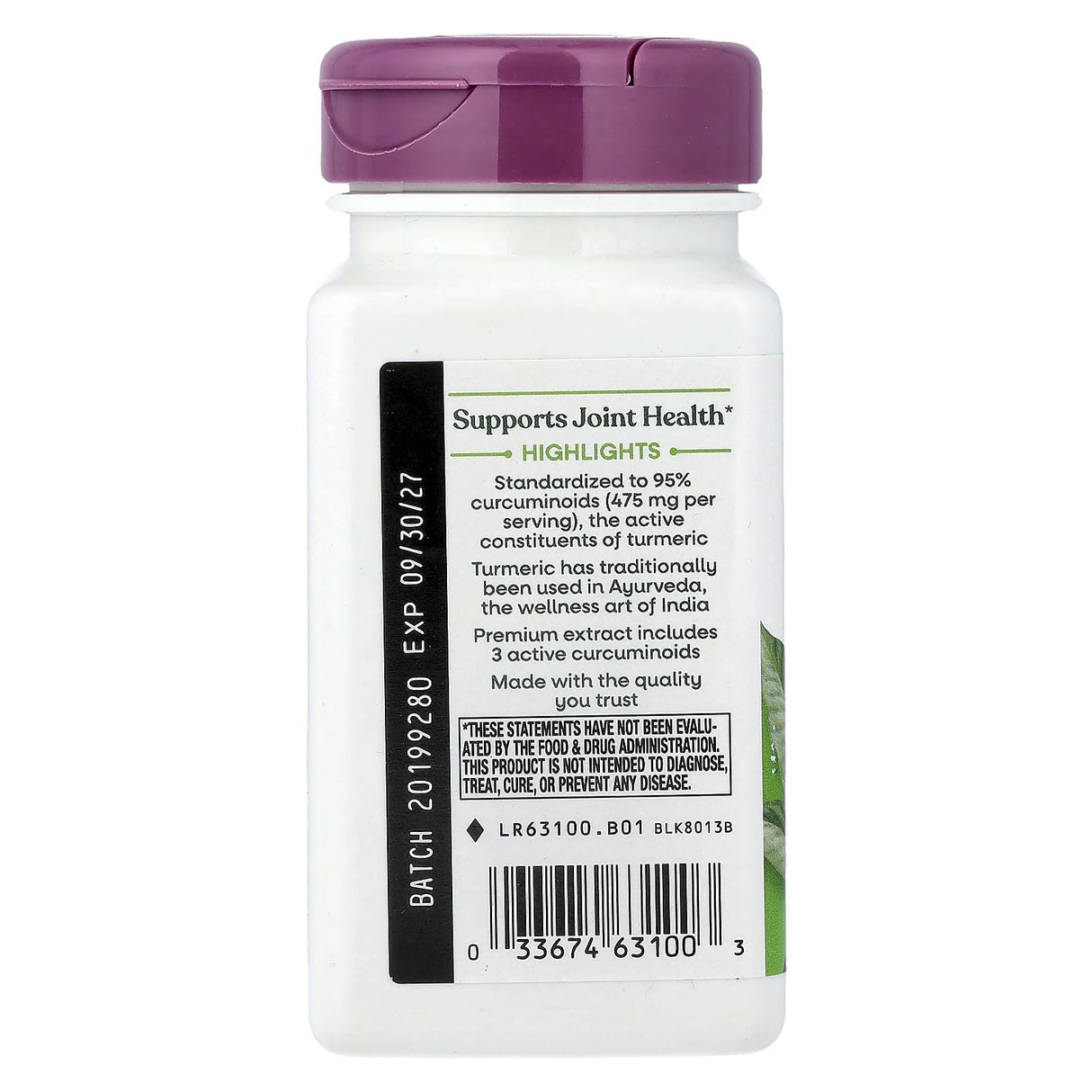 Turmeric, Premium Extract, 500 mg, Nature's Way, 60 tablete