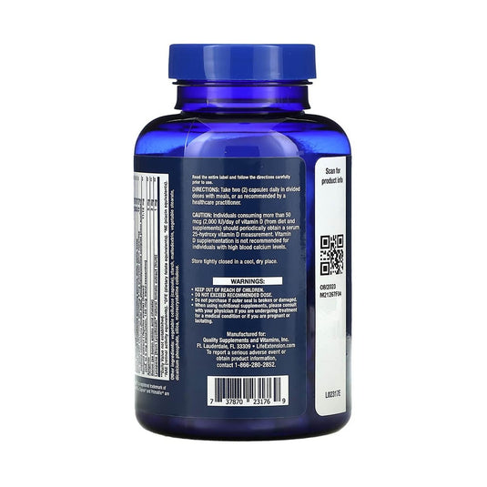 Two-Per-Day Multivitamin & Mineral, Life Extension, 60 capsule
