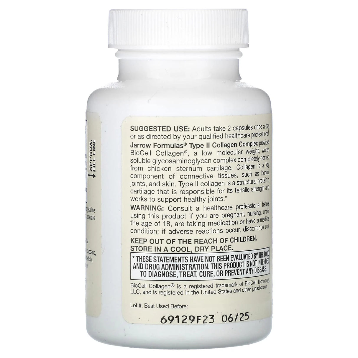 Type II Collagen Complex Bioavailable, Jarrow Formulas, 60 capsule