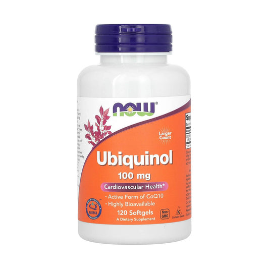 Ubiquinol (Active CoQ10), 100mg, Now Foods, 60 softgels