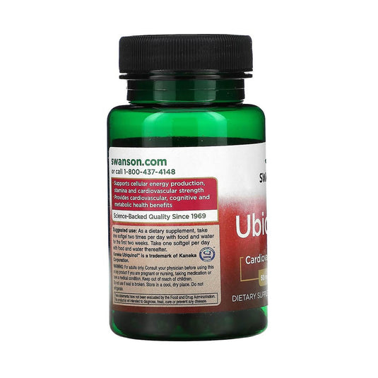 Ubiquinol Kaneka, 50 mg, Swanson, 60 softgels SWU393