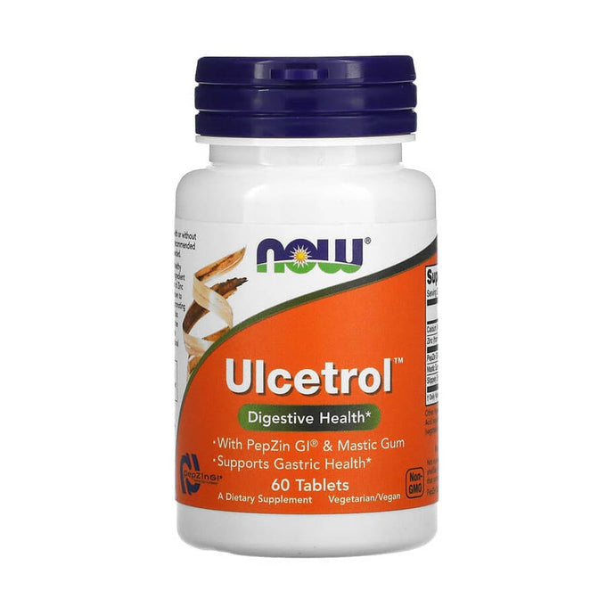 Ulcetrol With PepZin GI & Mastic Gum, Now Foods, 60 tablete