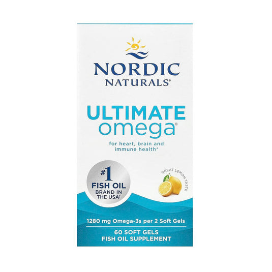 Ultimate Omega, 1280 mg, Nordic Naturals, 60 softgels