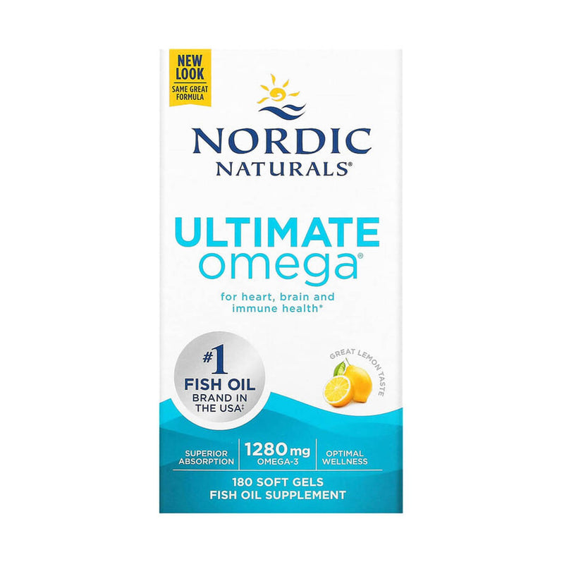Încărcați imaginea în vizualizatorul Galerie, Ultimate Omega, 1280 mg, Nordic Naturals, 60 softgels
