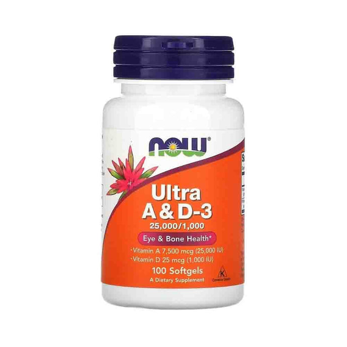 Ultra A & D3, 25.000/1.000, Now Foods, 100 softgels