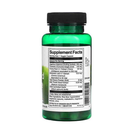 Uric Acid Cleanse (Sanatatea Rinichilor), Swanson, 60 capsule SWU849
