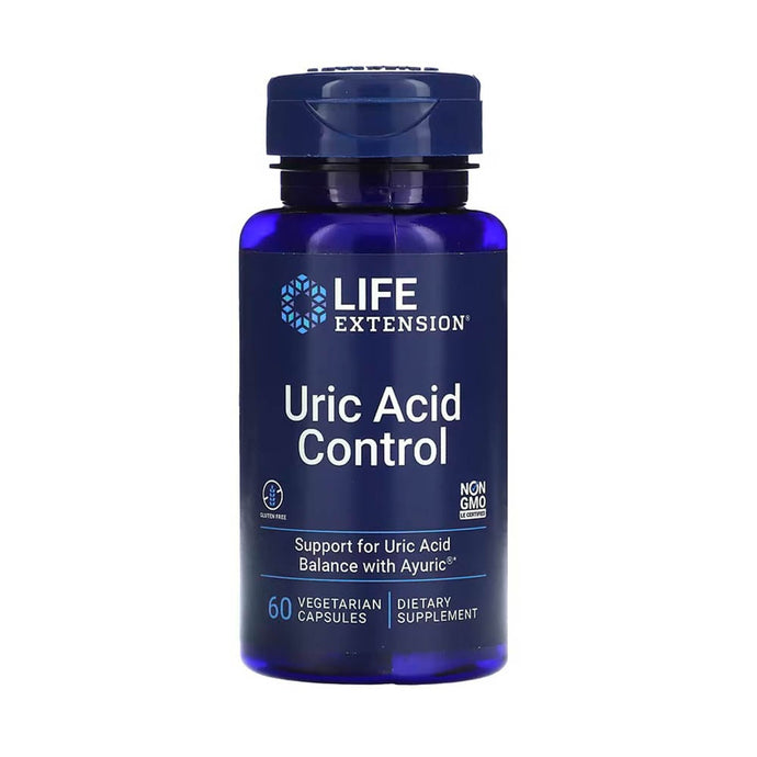 Uric Acid Control, (Ayurvedic), Life Extension, 60 capsule