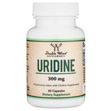 Uridine (Neuroplasticitate), 300 mg, Double Wood Supplements, 60 capsule