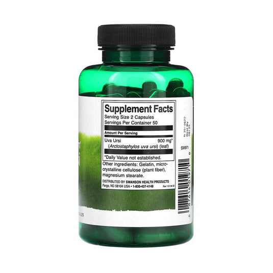 Uva Ursi Leaf (Strugurii Ursului), 450 mg, Swanson, 100 capsule SW971