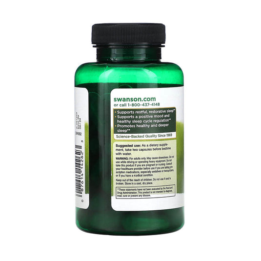 Valeriană Mușețel Hamei Extract, Swanson, 60 capsule SWH262