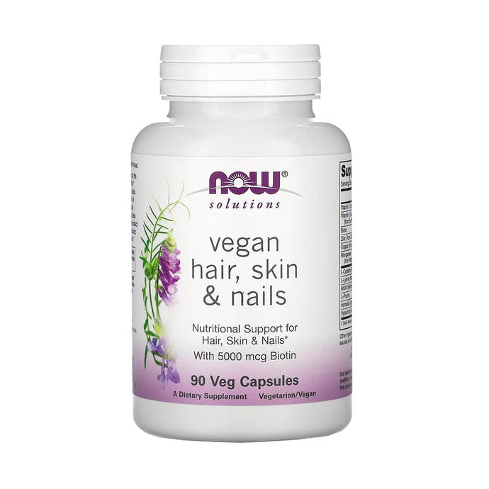Vegan Hair, Skin & Nails, Now Foods, 90 capsule