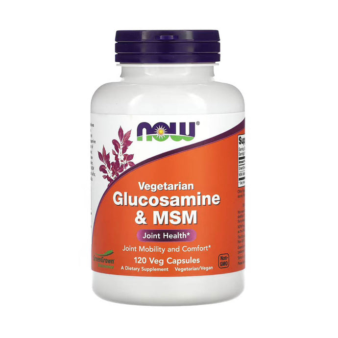 Vegetarian Glucosamine & MSM, Now Foods, 120 capsule