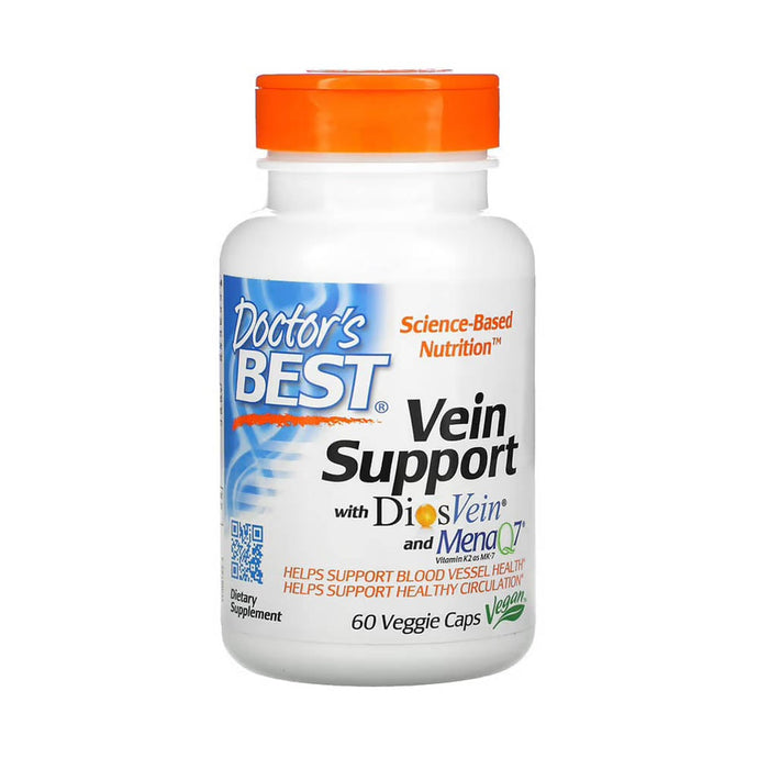 Vein Support with Diosmin and MK-7, Doctor's Best, 60 capsule