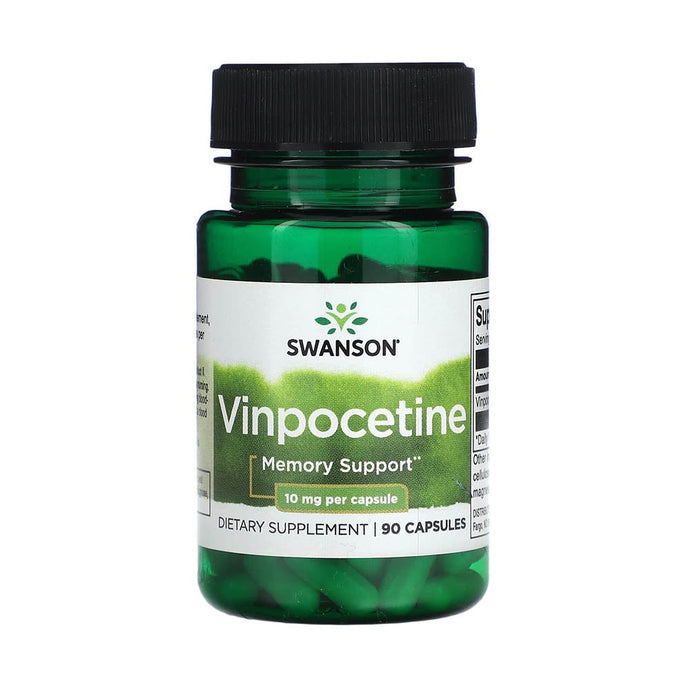 Vinpocetine (Memorie Concentrare) 10 mg, Swanson, 90 capsule SW1733