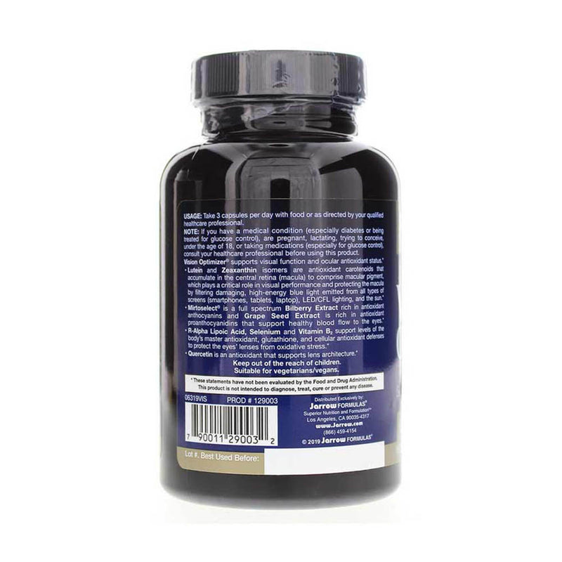 Încărcați imaginea în vizualizatorul Galerie, Vision Optimizer (Sanatatea Ochilor), Jarrow Formulas, 90 capsule
