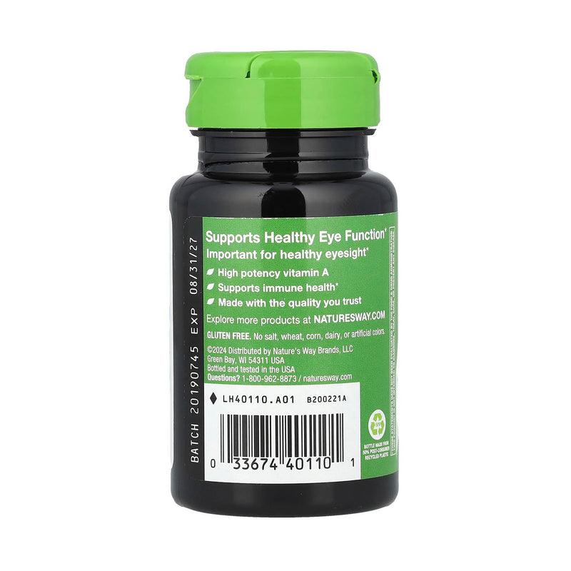 Încărcați imaginea în vizualizatorul Galerie, Vitamin A, 3000 mcg, Nature&#39;s Way, 100 softgels
