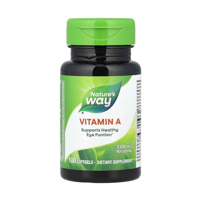 Vitamin A, 3000 mcg, Nature's Way, 100 softgels