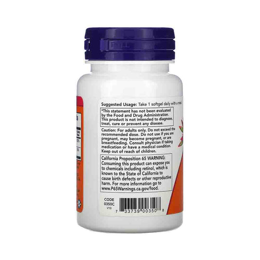 Vitaminele A si D, 10000/400 IU, Now Foods, 100 softgels