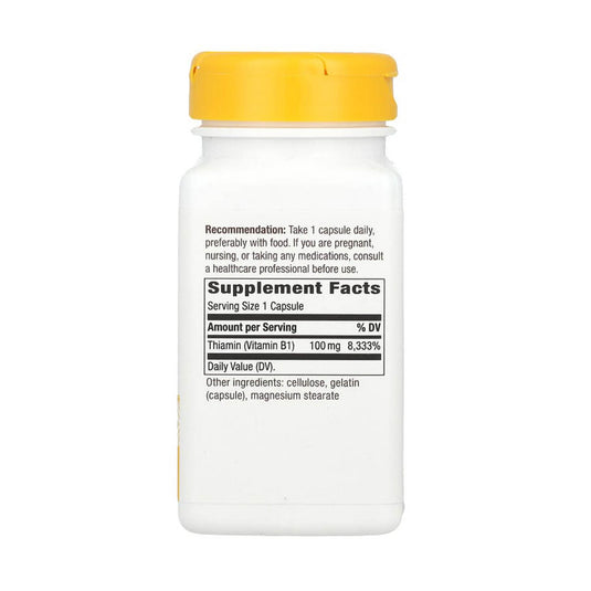 Vitamin B-1, 100 mg, Nature's Way, 100 Capsule