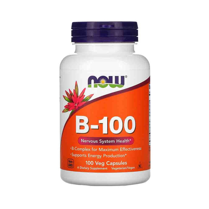 Vitamin B-100 (Complex Vitamina B) 100 mg, Now Foods, 100 capsule