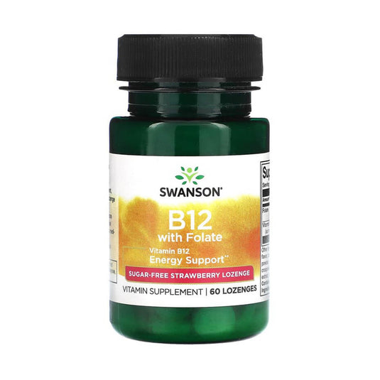 Vitamin B-12 Methylcobalamin, 5000 mcg, Swanson, 60 tablete SWU122