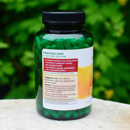 Vitamin B1 Thiamin, 100 mg, Swanson, 250 capsule SW016